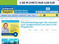 Bild zum Artikel: Wir schenken euch Tankgutscheine! Hier geht's zu den Teilnahmebedingungen >>