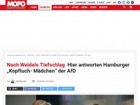 Bild zum Artikel: Nach Weidels Tiefschlag: Hier antworten Hamburger „Kopftuch- Mädchen“ der AfD