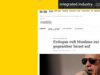 Bild zum Artikel: Erdogan ruft Muslime zur Einheit gegenüber Israel auf