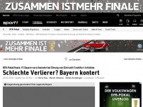 Bild zum Artikel: Schlechte Verlierer? Bayern verteidigen sich