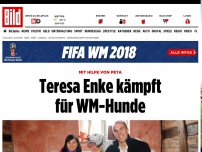 Bild zum Artikel: Mit Hilfe von Peta - Teresa Enke kämpft für WM-Hunde