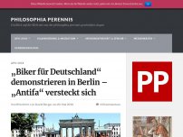 Bild zum Artikel: „Biker für Deutschland“ demonstrieren in Berlin – „Antifa“ versteckt sich