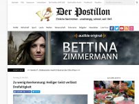 Bild zum Artikel: Zu wenig Anerkennung: Heiliger Geist verlässt Dreifaltigkeit