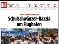 Bild zum Artikel: Eltern beim Abflug ertappt - Schulschwänzer-Razzia am Flughafen