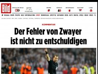 Bild zum Artikel: Kein Elfer trotz Video - Der Fehler von Zwayer ist nicht zu entschuldigen