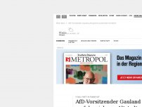 Bild zum Artikel: AfD-Vorsitzender Gauland „erfolgreich aus Altstadt vertrieben“