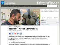 Bild zum Artikel: Fake tausendfach geteilt: Hetze mit Foto von Dreharbeiten