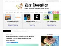 Bild zum Artikel: Neue Datenschutz-Grundverordnung verbietet Zeigen von Tattoos mit Kindernamen und Geburtsdatum