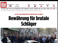 Bild zum Artikel: Angriff wegen Aufkleber - Bewährung für brutale Schläger