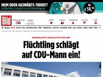 Bild zum Artikel: Mit Holzlatten vor Amt - Flüchtling schlägt auf CDU-Mann ein!
