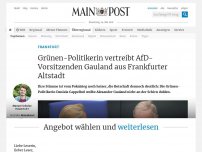 Bild zum Artikel: Grünen-Politikerin vertreibt AfD-Vorsitzenden Gauland aus Frankfurter Altstadt