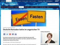 Bild zum Artikel: Ungarisches Staatsfernsehen fällt auf deutsche Satire rein