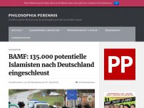 Bild zum Artikel: BAMF:  135.000 potentielle Islamisten nach Deutschland eingeschleust