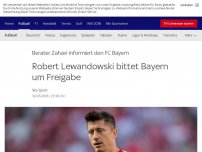 Bild zum Artikel: Hammer! Lewandowksi bittet Bayern um Freigabe