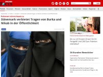 Bild zum Artikel: Parlament stimmt Gesetz zu - Dänemark verbietet Tragen von Burka und Nikab in der Öffentlichkeit