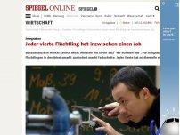 Bild zum Artikel: Integration: Jeder vierte Flüchtling hat inzwischen einen Job