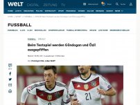 Bild zum Artikel: Beim Testspiel werden Gündogan und Özil ausgepfiffen