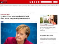 Bild zum Artikel: Frank-Jürgen Weise - Ex-Bamf-Chef wies Merkel 2017 auf Überforderung der Asyl-Behörde hin