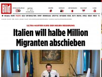 Bild zum Artikel: Neue Regierung in Rom - Italien will halbe Million Migranten abschieben