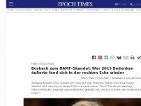 Bild zum Artikel: Bosbach zum BAMF-Skandal: Wer 2015 Bedenken äußerte fand sich in der rechten Ecke wieder