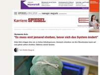 Bild zum Artikel: Überlastete Ärzte: 'Es muss erst jemand sterben, bevor sich das System ändert'