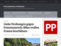 Bild zum Artikel: Linke Drohungen gegen Frauenmarsch: Biker wollen Frauen beschützen