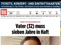 Bild zum Artikel: Eigene Tochter missbraucht - Vater (32) muss sieben Jahre in Haft