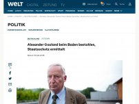 Bild zum Artikel: Alexander Gauland beim Baden bestohlen, Staatsschutz ermittelt