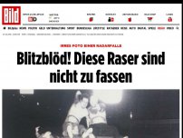 Bild zum Artikel: Blitzblöd! - Diese Raser sind nicht zu fassen