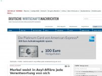 Bild zum Artikel: Merkel weist in Asyl-Affäre jede Verantwortung von sich