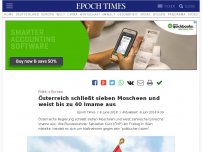 Bild zum Artikel: Österreich schließt sieben Moscheen und weist bis zu 40 Imame aus