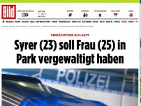 Bild zum Artikel: Verdächtiger in U-Haft - Syrer soll Frau in Park vergewaltigt haben