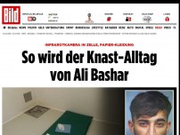 Bild zum Artikel: Papier-Kleidung - So wird der Knast-Alltag von Ali Bashar