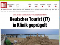 Bild zum Artikel: Sandburg zerstört - Deutscher Tourist (17) in Klinik geprügelt