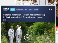 Bild zum Artikel: Viersen: Frau am helllichten Tag in Park erstochen - Polizei jagt Täter