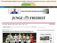 Bild zum Artikel: Merkel fordert Fans zum Klatschen für Özil und Gündogan auf