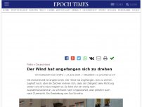 Bild zum Artikel: Der Wind hat angefangen sich zu drehen