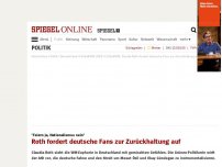 Bild zum Artikel: 'Feiern ja, Nationalismus nein': Roth fordert deutsche Fans zur Zurückhaltung auf