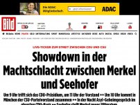 Bild zum Artikel: Seehofer zum Machtkampf gegen Merkel - „Ich kann mit dieser Frau nicht mehr arbeiten“