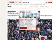 Bild zum Artikel: Japanische WM-Fans: Sie kamen, sahen und fegten