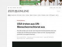 Bild zum Artikel: Vereinte Nationen: USA treten aus UN-Menschenrechtsrat aus