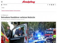 Bild zum Artikel: In Ottobrunn: Betrunkene Randalierer verletzen Notärztin