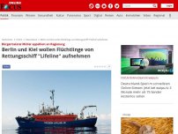 Bild zum Artikel: Bürgermeister Müller appelliert an Regierung - Berlin will Flüchtlinge von Rettungsschiff 'Lifeline' aufnehmen