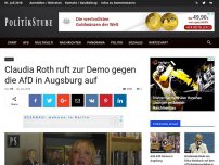 Bild zum Artikel: Claudia Roth ruft zur Demo gegen die AfD in Augsburg auf
