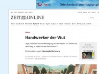 Bild zum Artikel: Italien: Handwerker der Wut