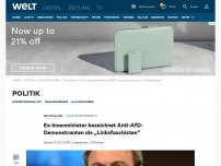 Bild zum Artikel: Ex-Innenminister bezeichnet Anti-AfD-Demonstranten als „Linksfaschisten“ 