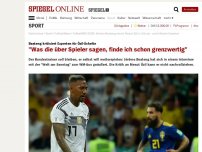 Bild zum Artikel: Boateng kritisiert Experten: 'Was die über Spieler sagen, finde ich schon grenzwertig'