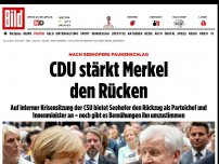 Bild zum Artikel: Asylstreit eskaliert - Seehofer bietet Rücktritt an