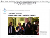 Bild zum Artikel: EIL: Seehofer verkündet Einigung im Asylstreit und will Innenminister bleiben