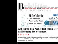 Bild zum Artikel: Gin-Tonic-Eis: So gelingt euch die Trend-Erfrischung des Sommers!